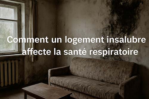 Comment un logement insalubre affecte la santé respiratoire