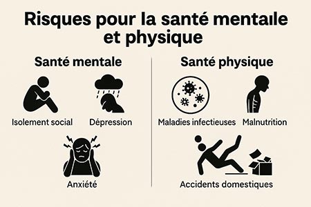 Risques du Diogène pour la santé mentale et physique