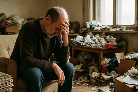 Facteurs psychologiques du syndrome de Diogène isolement dépression traumatismes