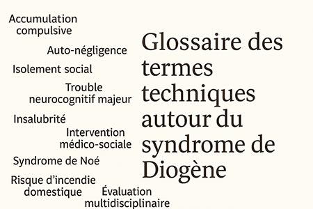 Glossaire complet des termes techniques autour du syndrome de Diogène