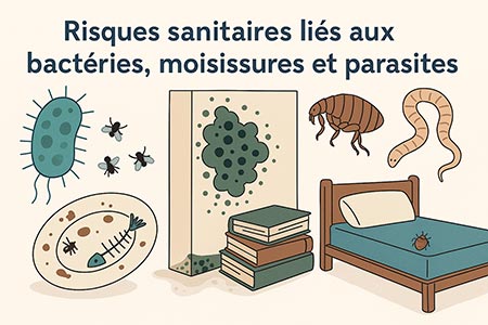 Risques sanitaires du Diogène liés aux bactéries moisissures et parasites
