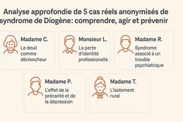 Analyse approfondie de cas réels anonymisés de syndrome de Diogène